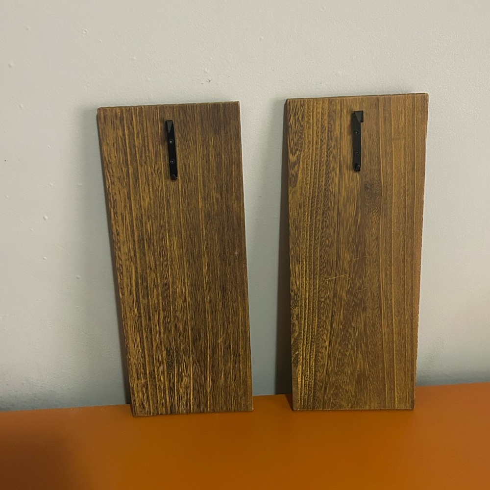 Rustic Brown Wooden Wall Decor Panels
